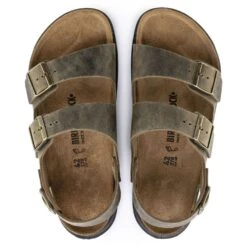Birkenstock Men's Milano CT Oiled Leather In Faded Khaki -Shoe Discount Store 1018427 510w 4 1100x