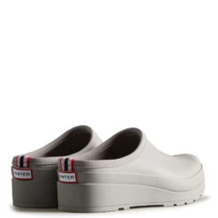 Hunter Women's Play Clogs In Zinc Grey -Shoe Discount Store 1054 4 1100x