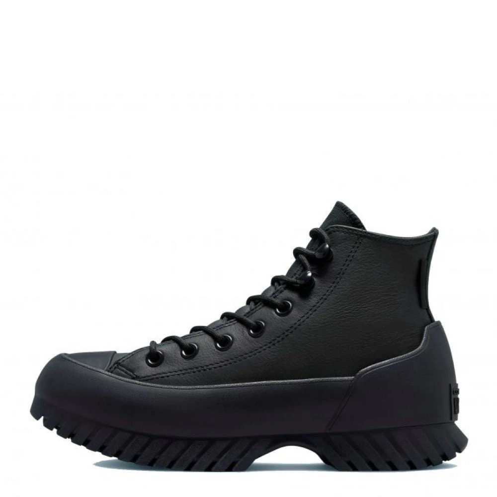 Converse Women's Chuck Taylor All Star Lugged Winter 2.0 Hi In Black/Black/Bold Mandarin 6 Converse Women's Chuck Taylor All Star Lugged Winter 2.0 Hi In Black/Black/Bold Mandarin - Image 4