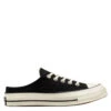 Converse Chuck 70 Mule Recycled Canvas In Black/Black/Egret -Shoe Discount Store 172591c 1 1100x