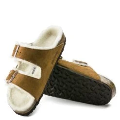 Birkenstock Arizona Shearling In Mink 9 Birkenstock Arizona Shearling In Mink -Shoe Discount Store 1 0 1001128 4 1100x