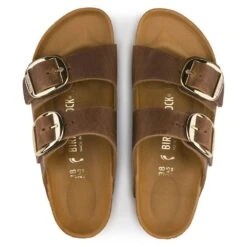 Birkenstock Women's Arizona Big Buckle Oiled Leather In Cognac (Narrow Width) -Shoe Discount Store 1 0 1011073 3 1100x