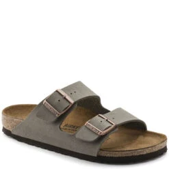 Birkenstock Arizona Birkibuc In Stone (Narrow Width) 9 Birkenstock Arizona Birkibuc In Stone (Narrow Width) -Shoe Discount Store 1 5 151213 1100x