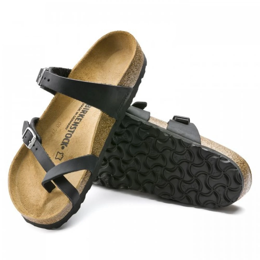 Birkenstock Women's Mayari Oiled Leather In Black 5 Birkenstock Women's Mayari Oiled Leather In Black - Image 3