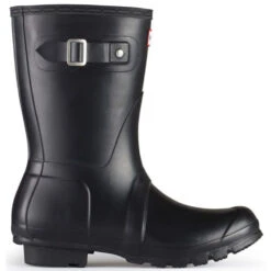 Hunter Women's Original Short Rain Boots In Black