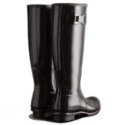 Hunter Women's Original Tall Gloss Rain Boots In Black 8 Hunter Women's Original Tall Gloss Rain Boots In Black -Shoe Discount Store 20220114165639 prod aw21 org wft1000rgl blk 3 1 1100x