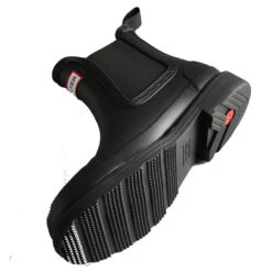 Hunter Women's Commando Chelsea Boots In Black -Shoe Discount Store 20220114165736 prod ss22 org wfs1018rma blk 4 1100x