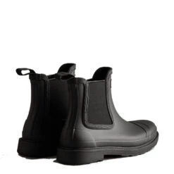 Hunter Women's Commando Chelsea Boots In Black -Shoe Discount Store 20220114165927 prod ss22 org wfs1018rma blk 3 1100x