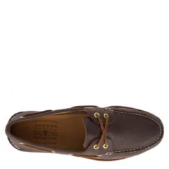 Sperry Men's Gold Cup Authentic Original 2-Eye Boat Shoe In Brown -Shoe Discount Store 219493 top 1 1100x