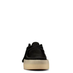 Clarks Women's Wallabee Cup In Black Nubuck -Shoe Discount Store 26158156 1343 3 1100x