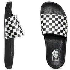 Vans Men's Slide-On In Checkerboard Black/White -Shoe Discount Store 3 0 3000 vans slide checkerboard 4kiip9 3 1100x