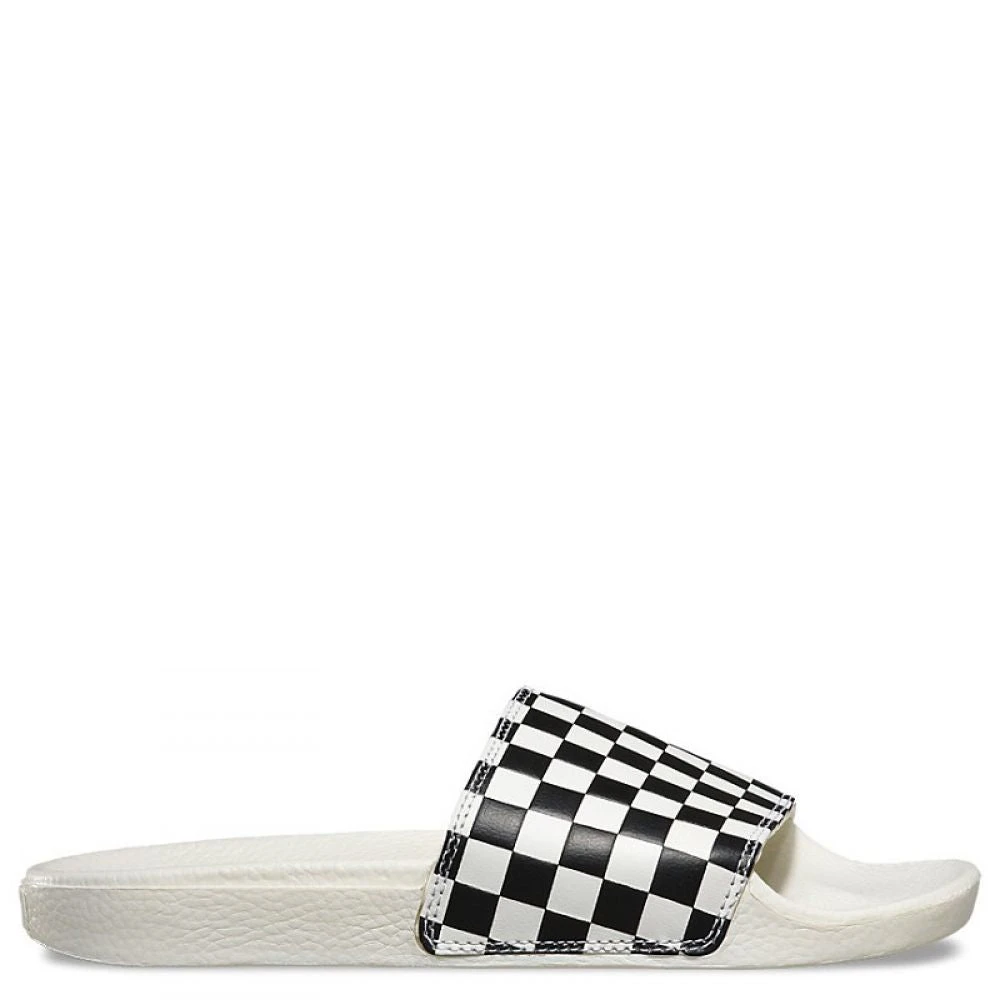 Vans Women's Slide-On In Checkerboard White/Black 4 Vans Women's Slide-On In Checkerboard White/Black - Image 2