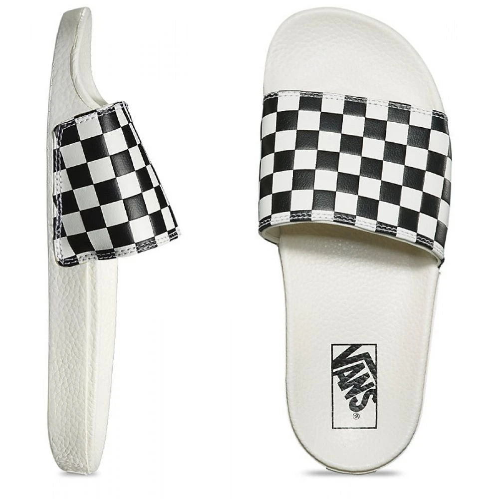 Vans Women's Slide-On In Checkerboard White/Black 5 Vans Women's Slide-On In Checkerboard White/Black - Image 3