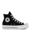Converse Women's Chuck Taylor All Star Canvas Platform Hi In Black/White/White 2 Converse Women's Chuck Taylor All Star Canvas Platform Hi In Black/White/White -Shoe Discount Store 560845c a 107x1 2 1100x