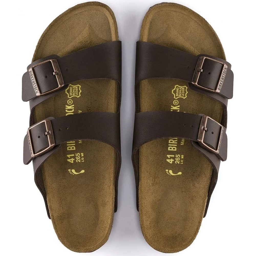 Birkenstock Arizona Birko-Flor In Dark Brown 5 Birkenstock Arizona Birko-Flor In Dark Brown - Image 3