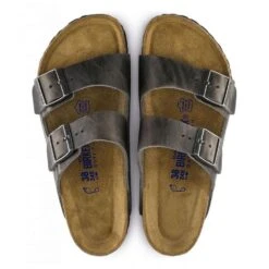 Birkenstock Arizona Softbed Oiled Leather In Iron 9 Birkenstock Arizona Softbed Oiled Leather In Iron -Shoe Discount Store 5 5 552801 top 1100x