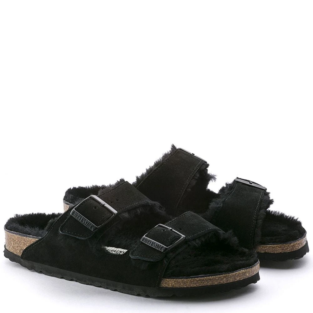 Birkenstock Arizona Shearling In Black (Narrow Width) 4 Birkenstock Arizona Shearling In Black (Narrow Width) - Image 2