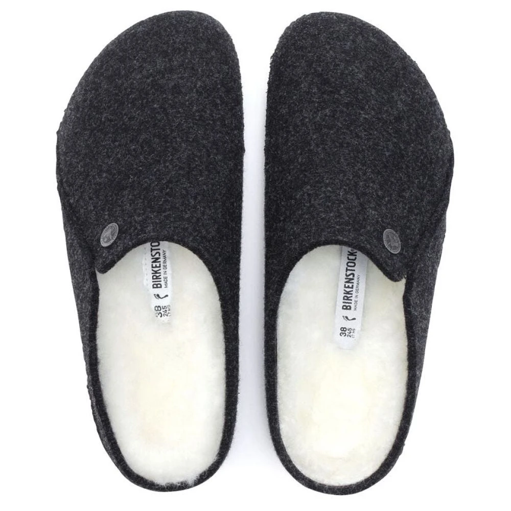 Birkenstock Women's Zermatt Shearling Wool Felt In Anthracite (Narrow Width) 5 Birkenstock Women's Zermatt Shearling Wool Felt In Anthracite (Narrow Width) - Image 3