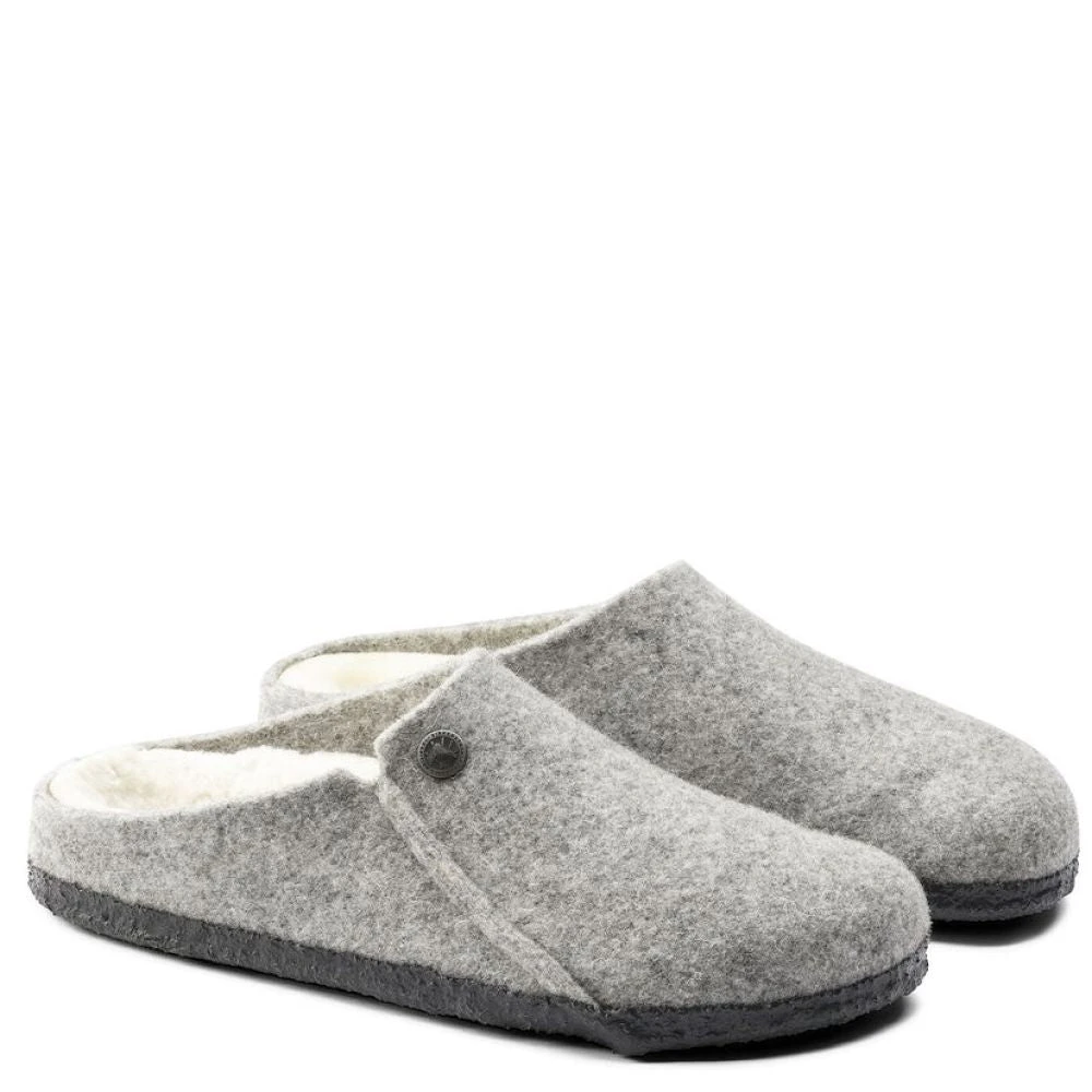 Birkenstock Men's Zermatt Shearling Wool Felt In Light Grey 4 Birkenstock Men's Zermatt Shearling Wool Felt In Light Grey - Image 2