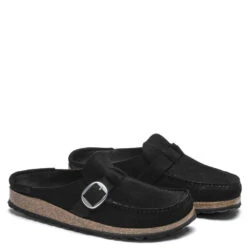 Birkenstock Buckley Suede Leather In Black (Narrow Width) -Shoe Discount Store BI 1017826 2073 2 1100x