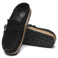 Birkenstock Buckley Suede Leather In Black (Narrow Width) -Shoe Discount Store BI 1017826 2073 3 1100x