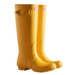 Hunter Women's Original Tall Rain Boots In Yellow 6 Hunter Women's Original Tall Rain Boots In Yellow -Shoe Discount Store HT WFT1000RMA RYL K 2 1100x