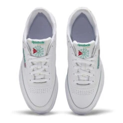 Reebok Women's Club C 85 In White/Green 8 Reebok Women's Club C 85 In White/Green -Shoe Discount Store RB AR0456 1053B 3 1100x