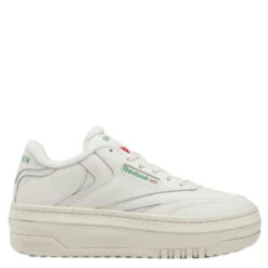 Reebok Women's Club C Extra In Chalk/Chalk/Glen Green