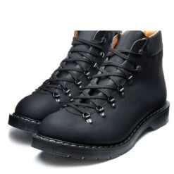 Solovair Urban Hiker In Black Greasy 7 Solovair Urban Hiker In Black Greasy -Shoe Discount Store SV 455 011 114 3 1100x