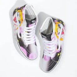 Vans X Pretty Guardian Sailor Moon Sk8-Hi In Black/Pink 10 Vans X Pretty Guardian Sailor Moon Sk8-Hi In Black/Pink -Shoe Discount Store VN 0A7Q5NB9P 4247 4 1100x