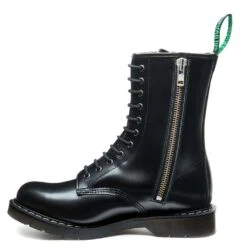 Solovair 11 Eye Zip Derby Boot In Black Hi-Shine -Shoe Discount Store WhatsAppImage2022 10 04at11.40.00AM 2 1100x