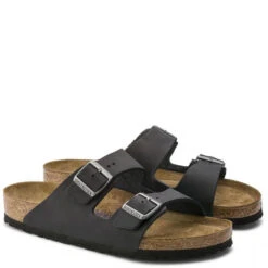 Birkenstock Arizona Softbed Oiled Leather In Black 8 Birkenstock Arizona Softbed Oiled Leather In Black -Shoe Discount Store b i birkenstock arizona softbed oiled leather black 752481 3 1100x