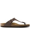 Birkenstock Gizeh Birko-Flor Nubuck In Mocha -Shoe Discount Store b i birkenstock gizeh birko flor nubuck 1 1100x