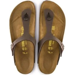 Birkenstock Gizeh Birko-Flor Nubuck In Mocha -Shoe Discount Store b i birkenstock gizeh birko flor nubuck 4 1100x
