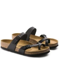 Birkenstock Mayari Birko-Flor In Black -Shoe Discount Store b i birkenstock mayari birko flor black 71791 3 1100x