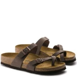 Birkenstock Mayari Birko-Flor Nubuck In Mocha -Shoe Discount Store b i birkenstock mayari birko flor nubuck mocha 71063 3 1100x