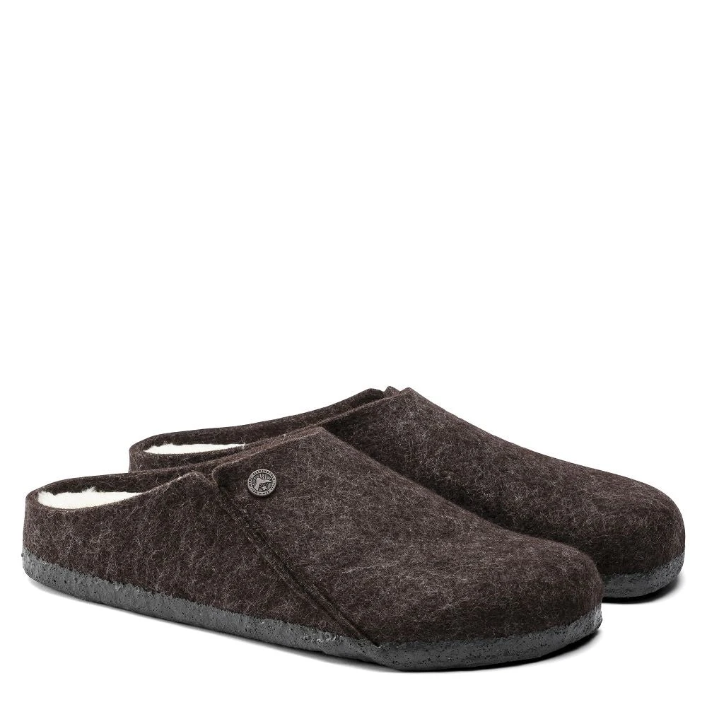Birkenstock Men's Zermatt Shearling Wool Felt In Mocha 4 Birkenstock Men's Zermatt Shearling Wool Felt In Mocha - Image 2