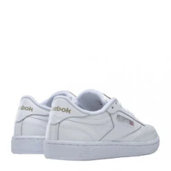 Reebok Women's Club C 85 In White/Sheer Grey -Shoe Discount Store bs7685 ftw photo back lateral top white 1100x