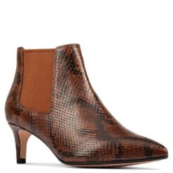 Clarks Women's Laina55 Boot 2 In Dark Tan -Shoe Discount Store c l cl 26151363 1260 2 1100x