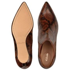 Clarks Women's Laina55 Boot 2 In Dark Tan -Shoe Discount Store c l cl 26151363 1260 4 1100x