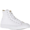 Converse Chuck Taylor All Star Mono Leather High Top In White Monochrome 1 Converse Chuck Taylor All Star Mono Leather High Top In White Monochrome -Shoe Discount Store c n cn 1t406 104 01 1100x