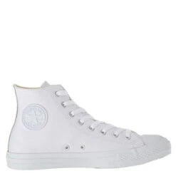 Converse Chuck Taylor All Star Mono Leather High Top In White Monochrome -Shoe Discount Store c n cn 1t406 104 04 1100x