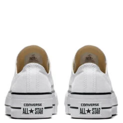 Converse Women's Chuck Taylor All Star Lift In White/Black -Shoe Discount Store c o convers chuck taylor all star lift low top white 560251c 6 1100x