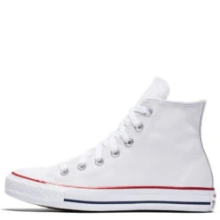 Converse Chuck Taylor All Star Leather High Top In Optic White -Shoe Discount Store c o converse chuck taylor all star leather high top black 132169c 3 1 1100x