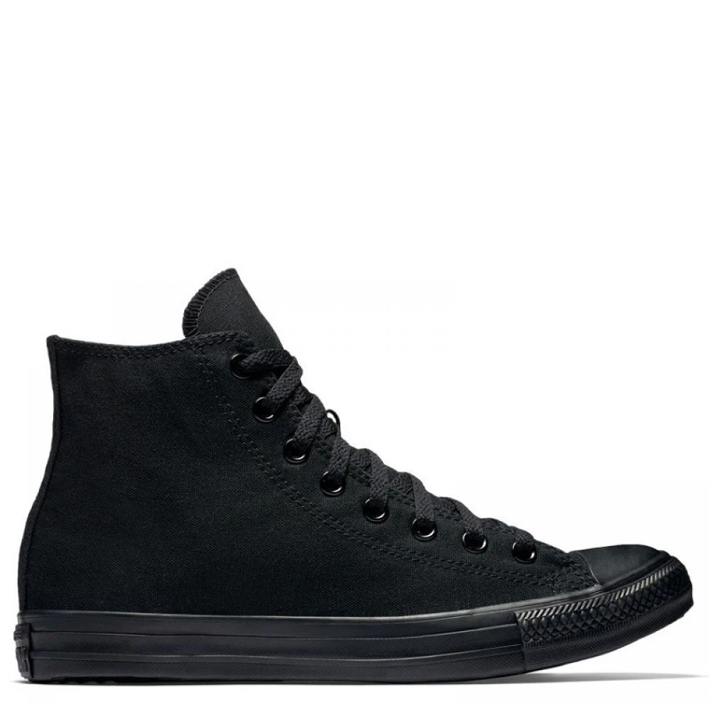 Converse Chuck Taylor All Star Mono Canvas High Top In Black Monochrome 3 Converse Chuck Taylor All Star Mono Canvas High Top In Black Monochrome