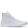 Converse Chuck Taylor All Star Mono Canvas High Top In White Monochrome -Shoe Discount Store c o converse chuck taylor all star monochrome high top white 1u646 3 1100x