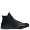 Converse Chuck Taylor All Star Mono Leather High Top In Black Monochrome 2 Converse Chuck Taylor All Star Mono Leather High Top In Black Monochrome -Shoe Discount Store c o converse chuck taylor all star monochrome leather high top black 135251 3 1100x
