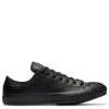 Converse Chuck Taylor All Star Mono Leather Low Top In Black Monochrome 2 Converse Chuck Taylor All Star Mono Leather Low Top In Black Monochrome -Shoe Discount Store c o converse chuck taylor all star monochrome leather low top black 135253 1 1100x