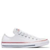 Converse Chuck Taylor All Star Leather Low Top In White -Shoe Discount Store c o converse taylor all star leather low top black 132173c 1 1 1100x