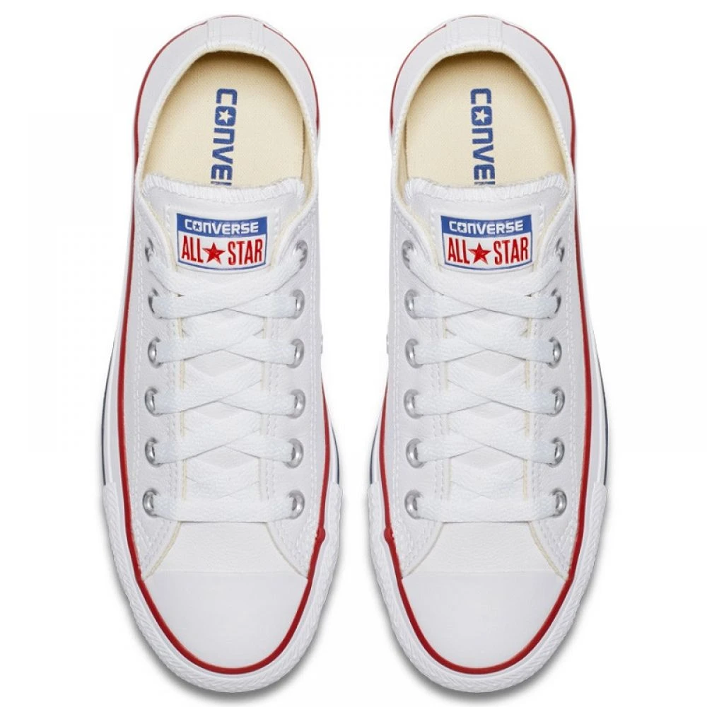 Converse Chuck Taylor All Star Leather Low Top In White 7 Converse Chuck Taylor All Star Leather Low Top In White - Image 5
